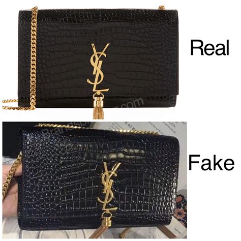 ysl fake phyton rock|how to spot a fake ysl bag.